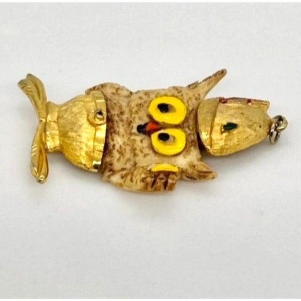 Vintage Woodsy the Owl Pendant From the Late 1960s or Early 1970s Give A Hoot!!! - Picture 4 of 6